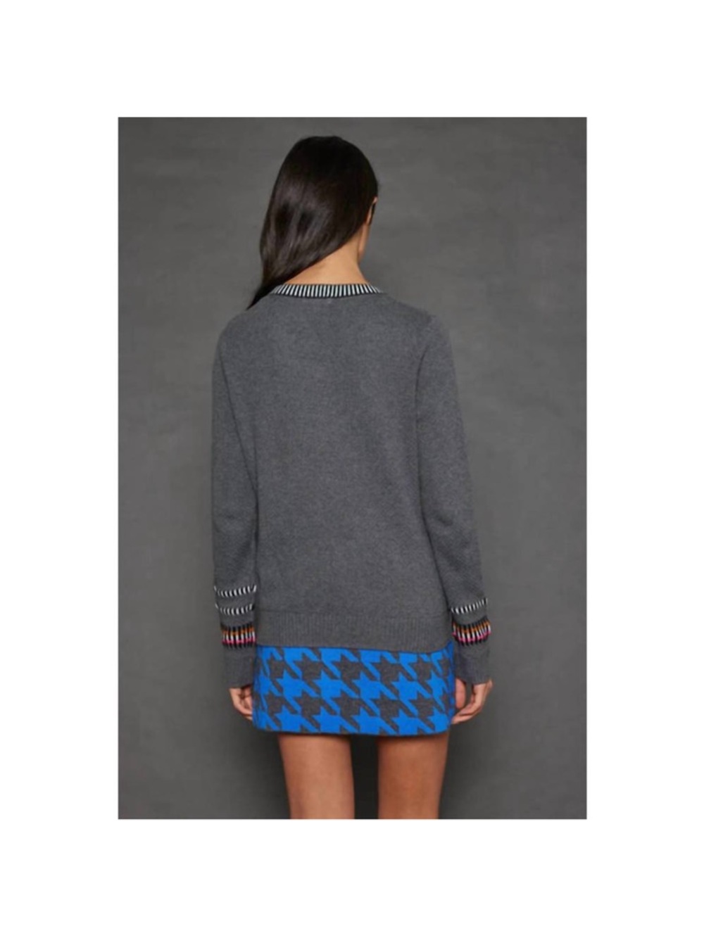 LISA TODD‎ fast track sweater in fog Size Small - Picture 2 of 9